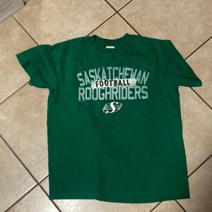 Bulletin green Saskatchewan roughriders t shirt